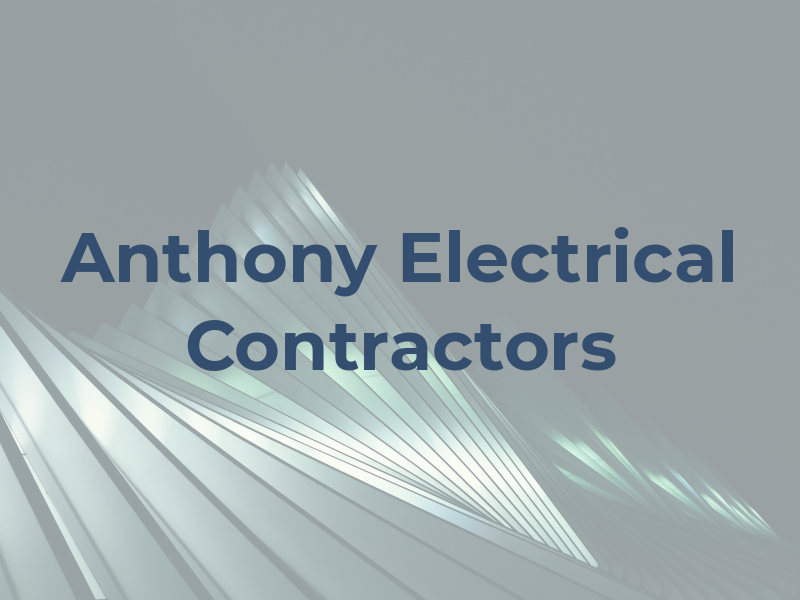 Anthony & Son Electrical Contractors