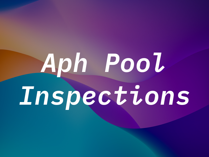 Aph Pool Inspections