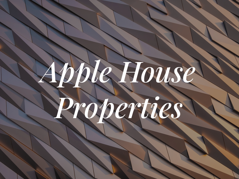 Apple House Properties Inc