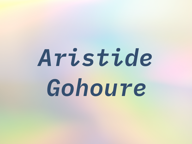 Aristide Gohoure