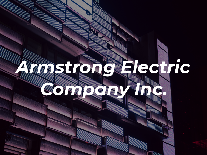 Armstrong Electric Company Inc.