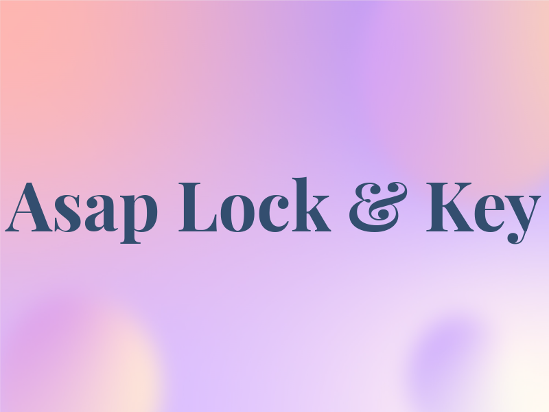 Asap Lock & Key