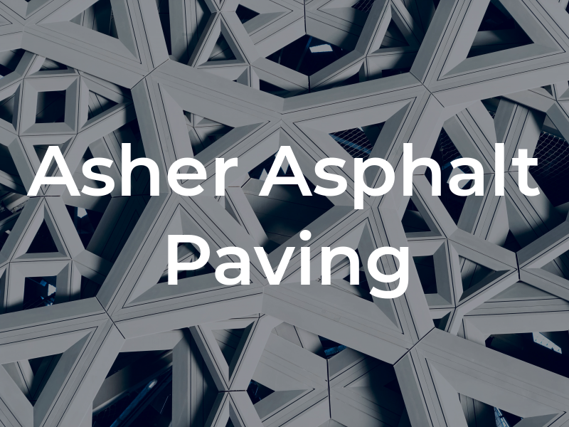 Asher Asphalt Paving