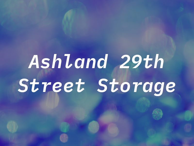 Ashland 29th Street Storage
