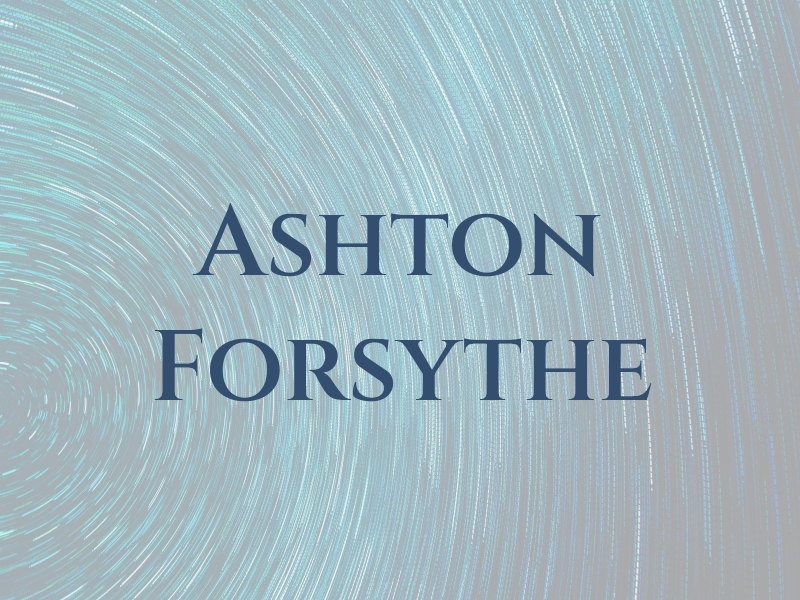 Ashton Forsythe