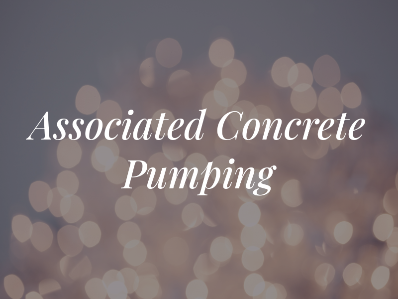 Associated Concrete Pumping