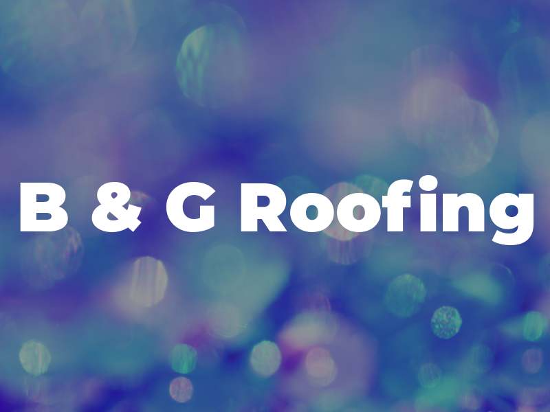 B & G Roofing