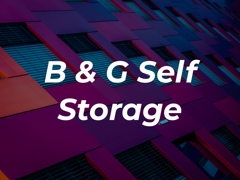 B & G Self Storage