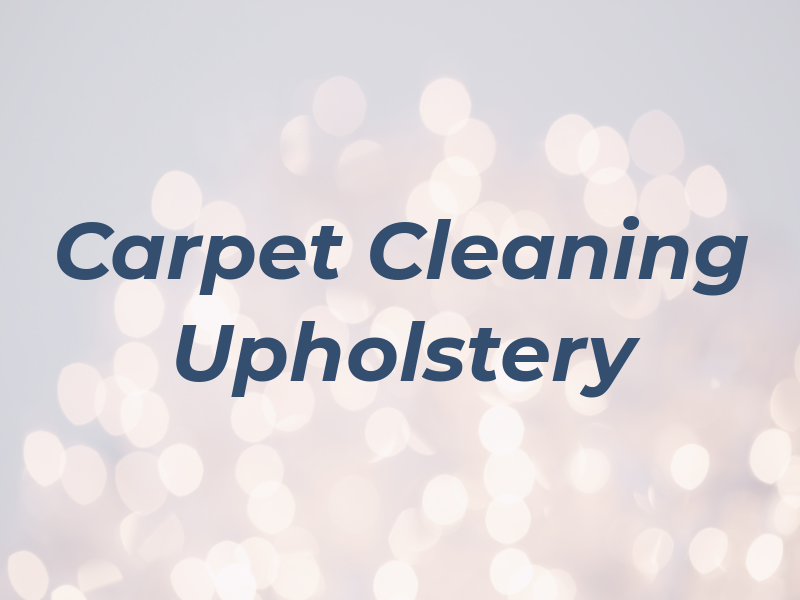 B & P Carpet Cleaning & Upholstery