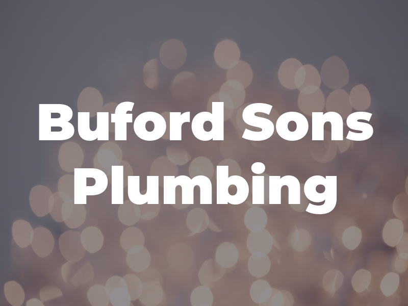 Buford & Sons Plumbing