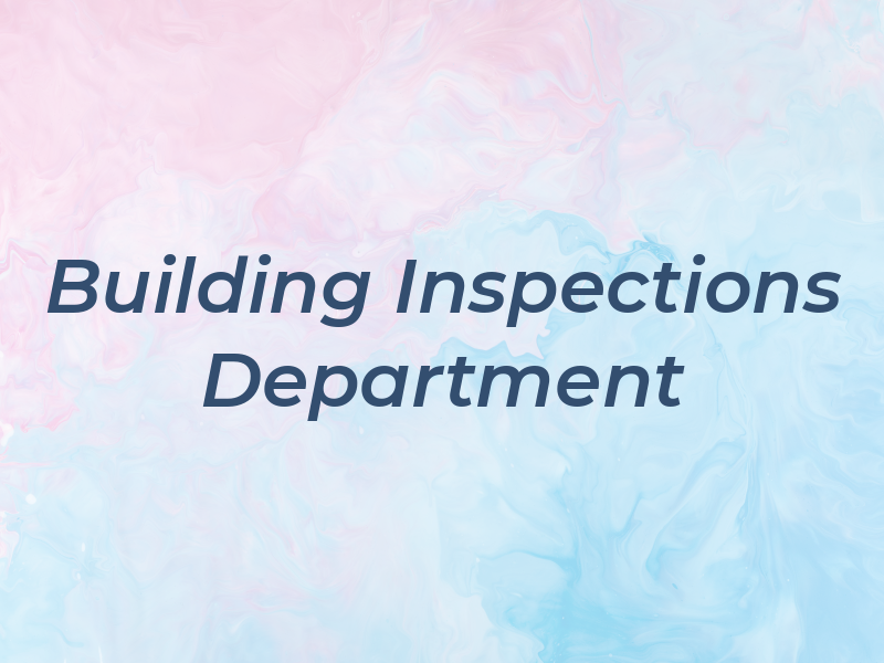 Building Inspections Department