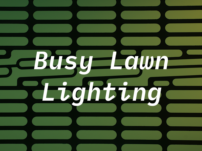Busy Bee Lawn & Lighting LLC