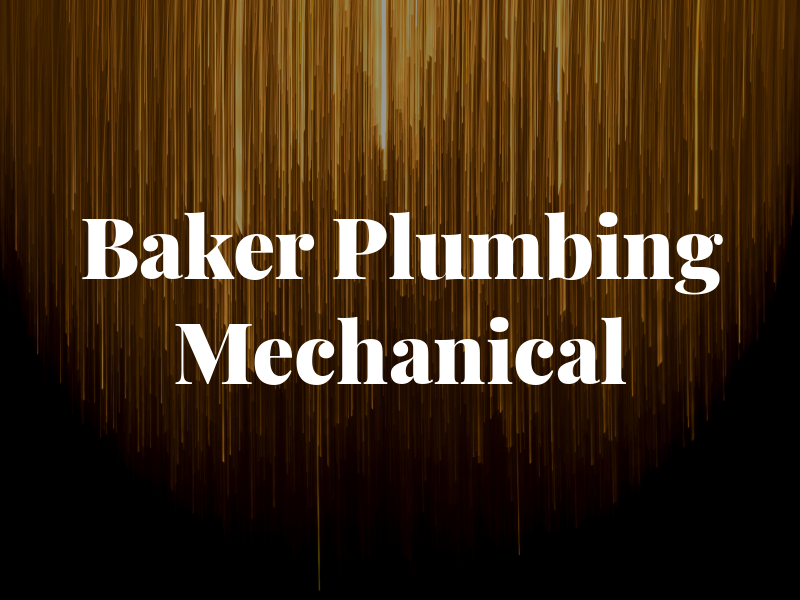 Baker Plumbing & Mechanical