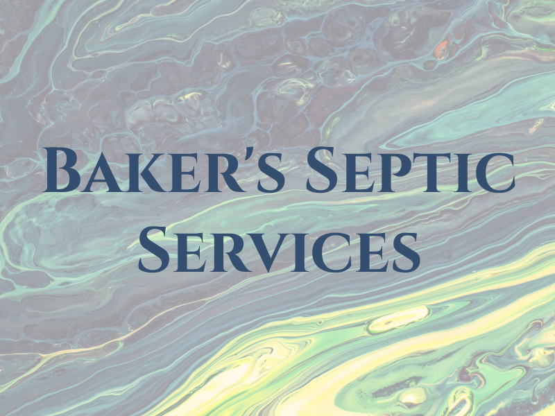 Baker's Septic Services