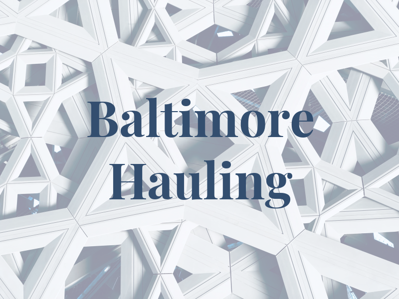 Baltimore Hauling