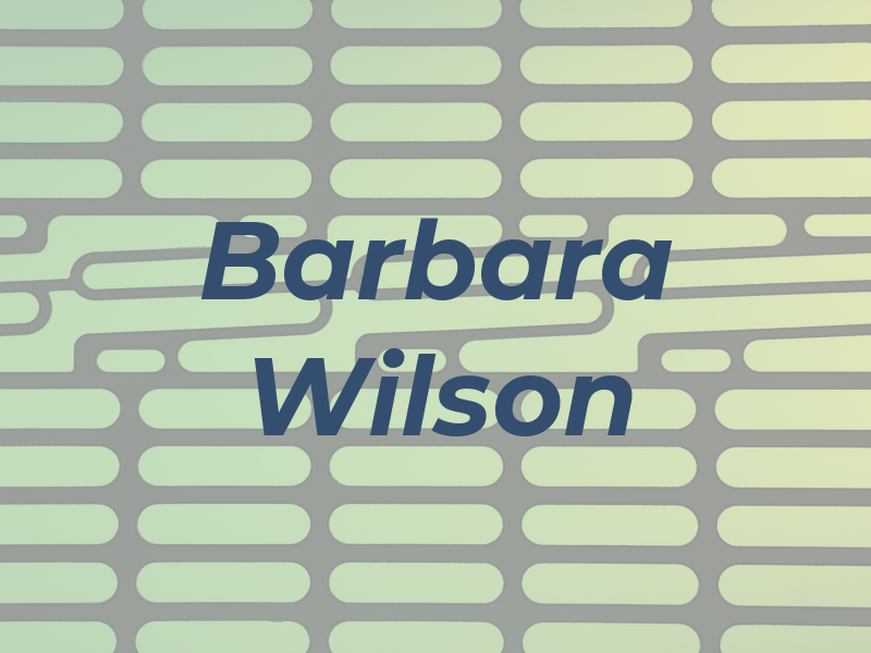 Barbara Wilson