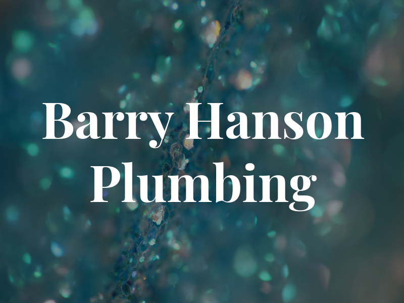 Barry Hanson Plumbing