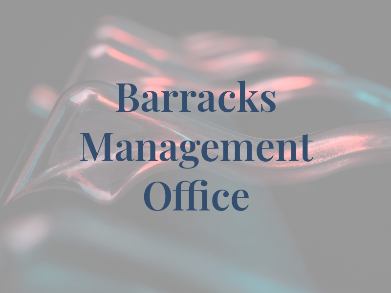 Barracks Management Office