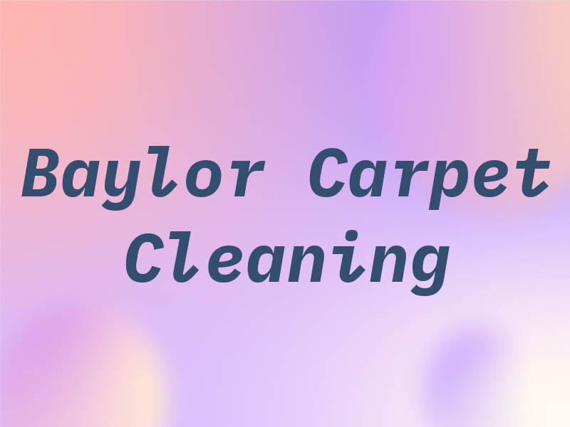 Baylor Carpet Cleaning