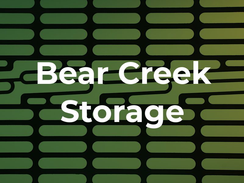 Bear Creek Storage