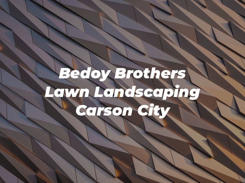 Bedoy Brothers Lawn & Landscaping Carson City