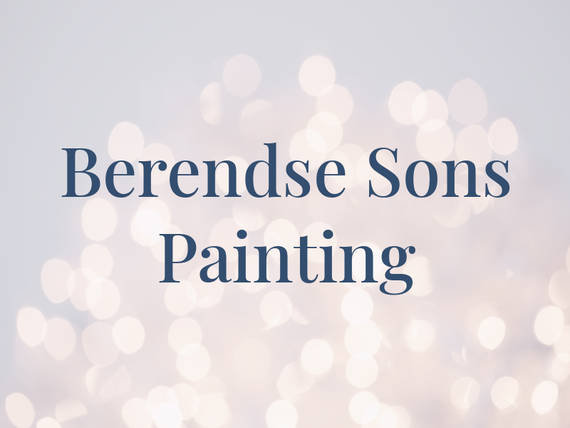 Berendse & Sons Painting Inc