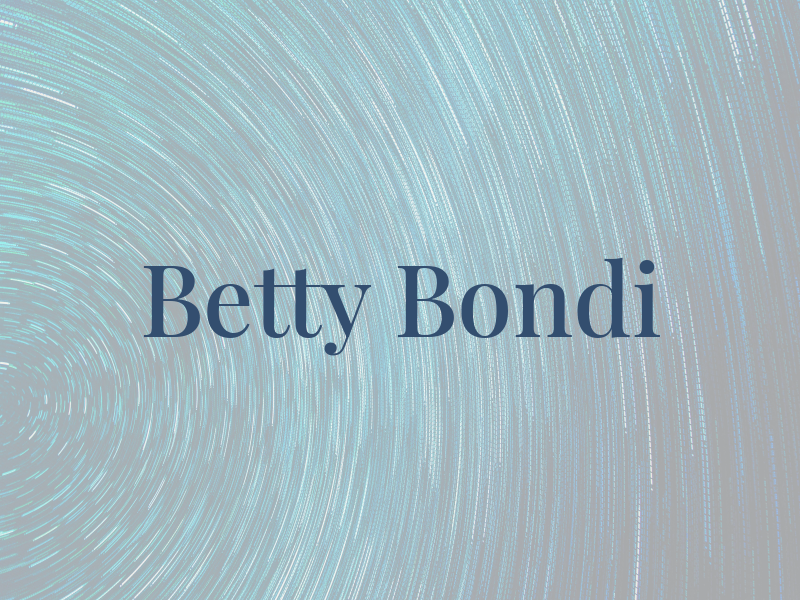Betty Bondi