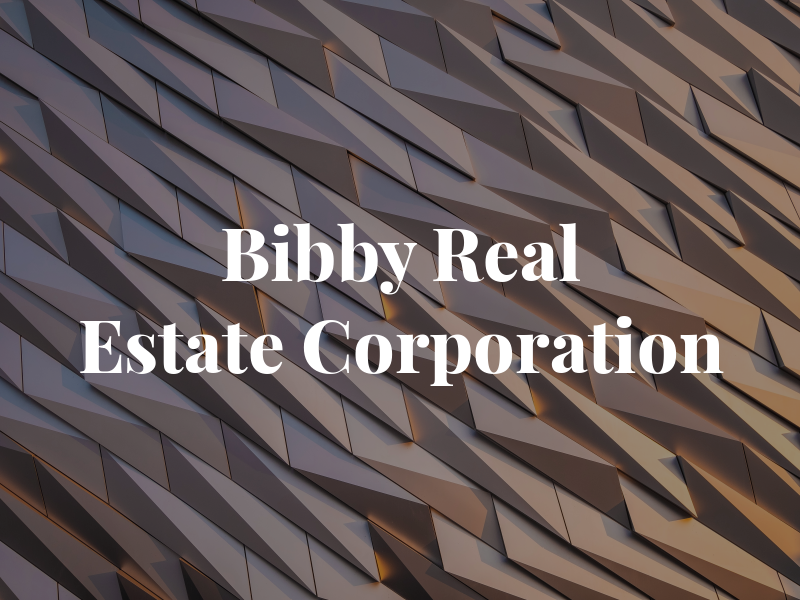 Bibby Real Estate Corporation