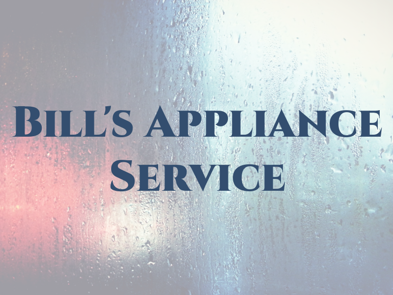 Big Bill's Appliance Service