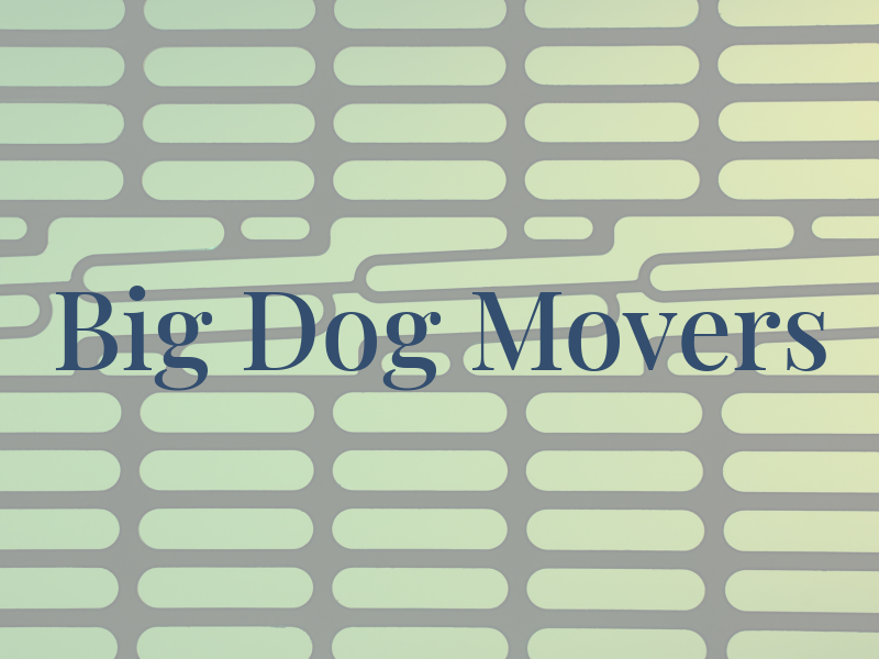 Big Dog Movers