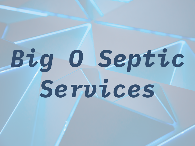 Big O Septic Services