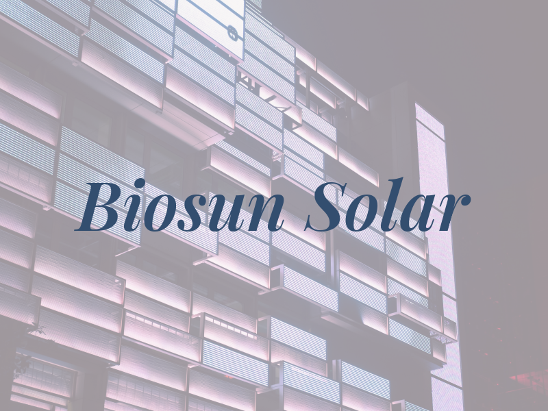 Biosun Solar