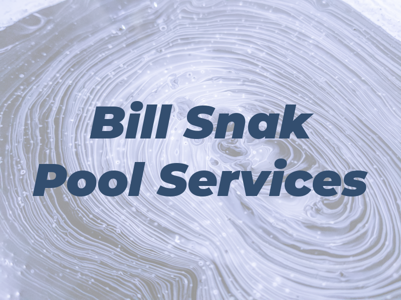 Bill Snak Pool Services