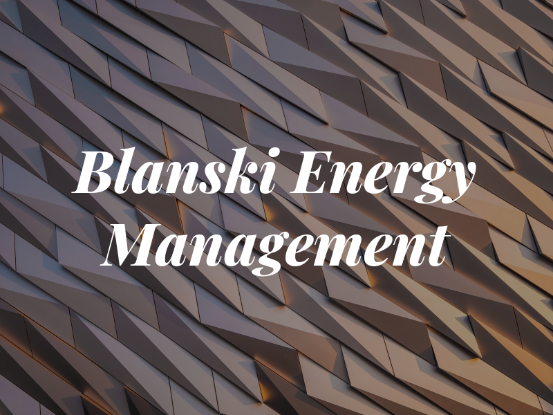 Blanski Energy Management Inc