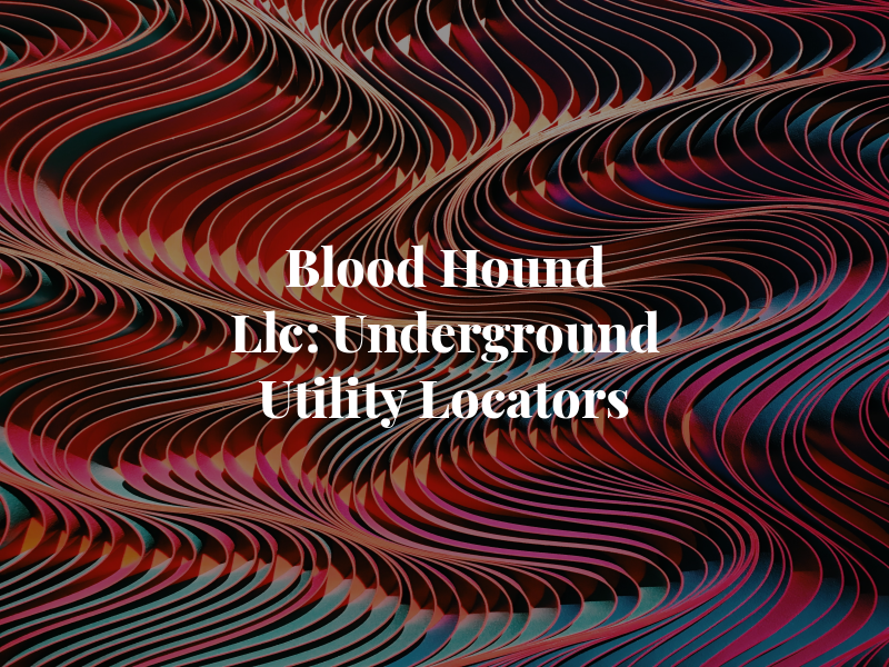 Blood Hound Llc: Underground Utility Locators