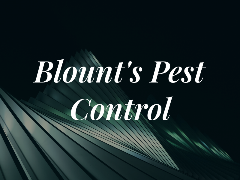 Blount's Pest Control