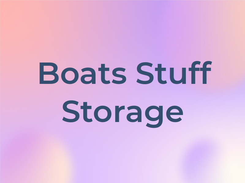 Boats N Stuff Storage