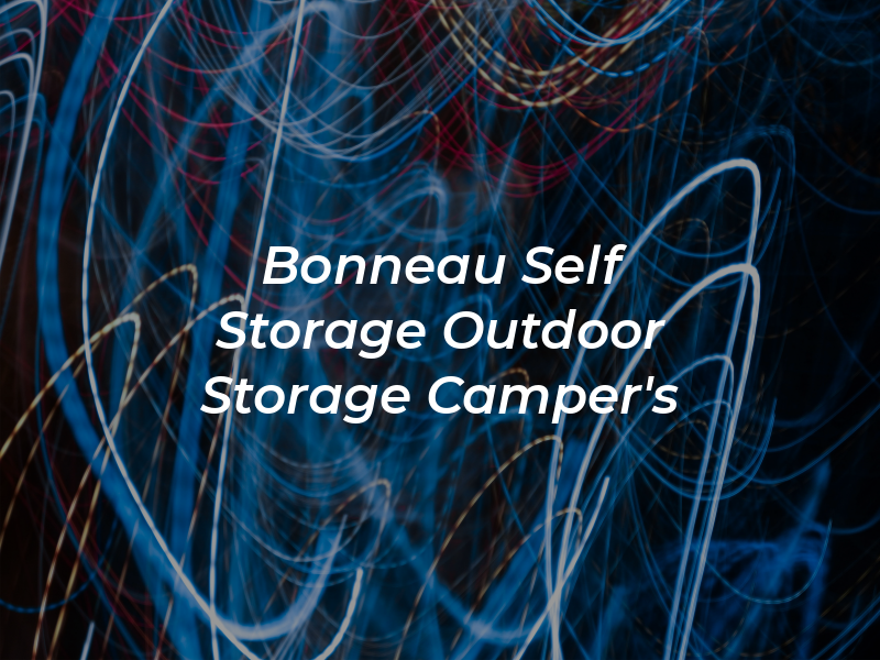 Bonneau Self Storage & Outdoor Storage Camper's