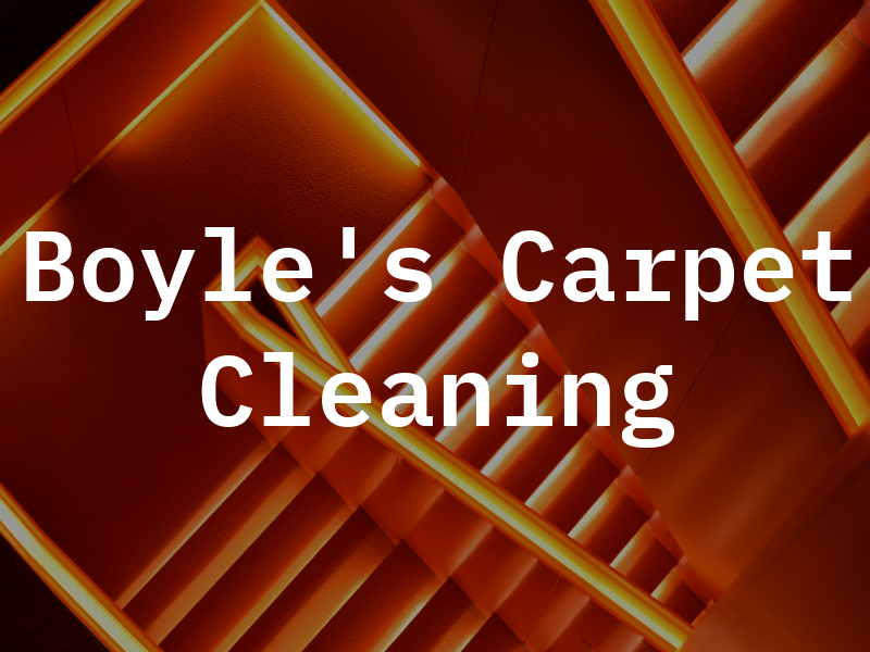 Boyle's Carpet Cleaning