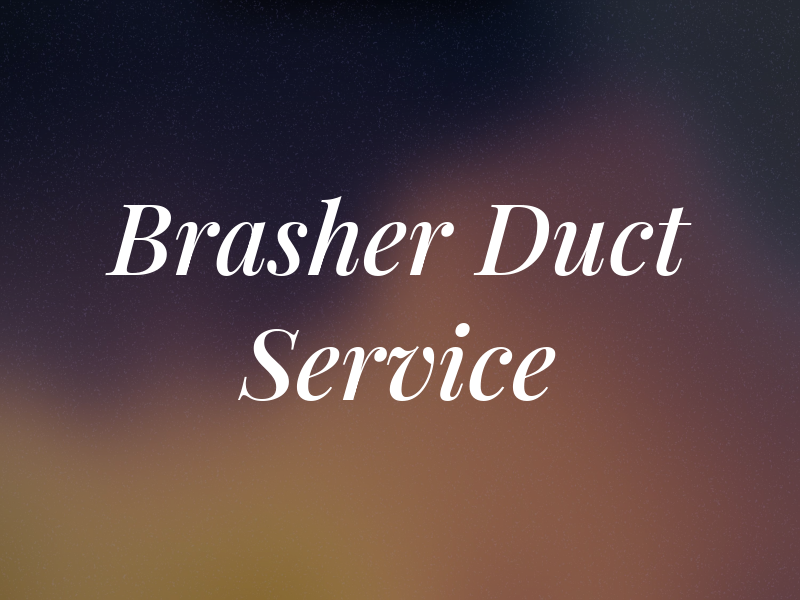 Brasher Air Duct Service