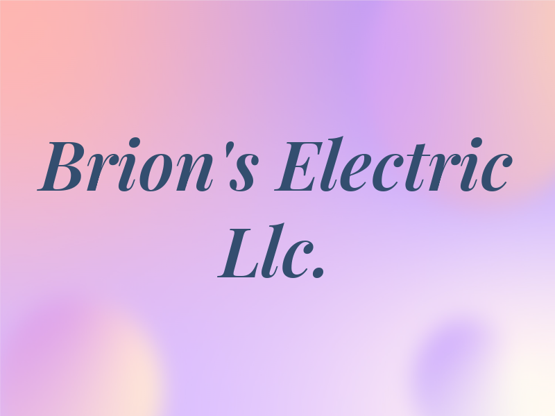 Brion's Electric Llc.