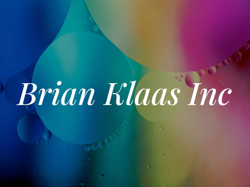 Brian Klaas Inc