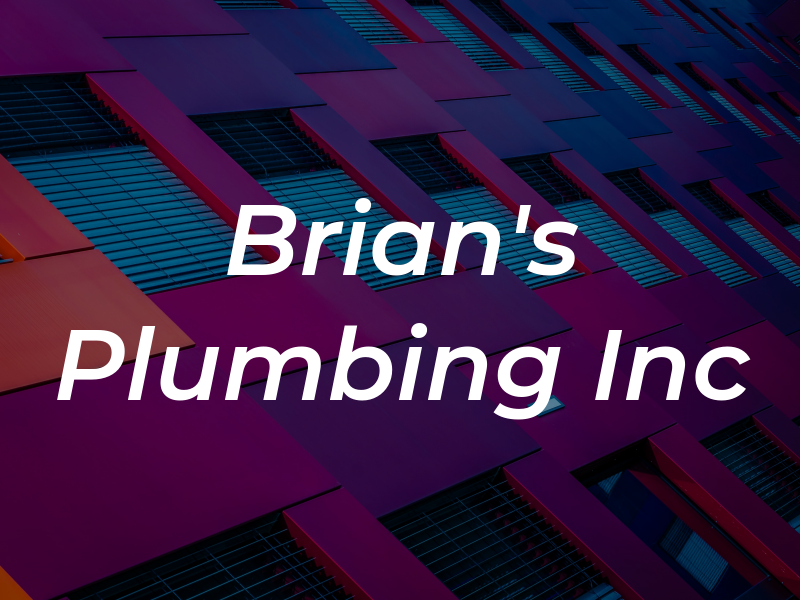 Brian's Plumbing Inc