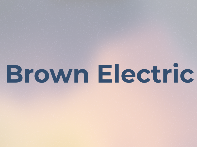 Brown Electric