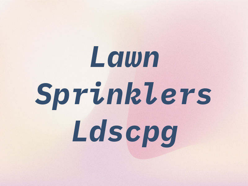 C & T Lawn Sprinklers & Ldscpg