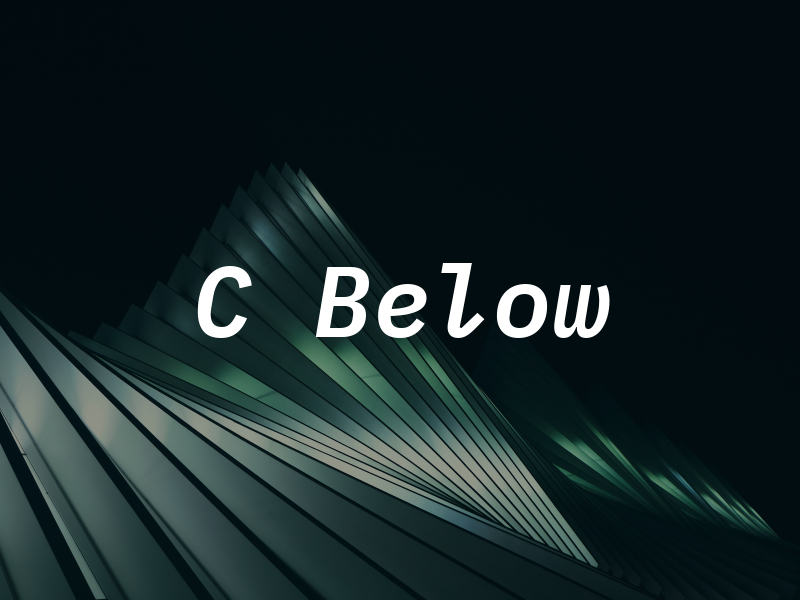 C Below