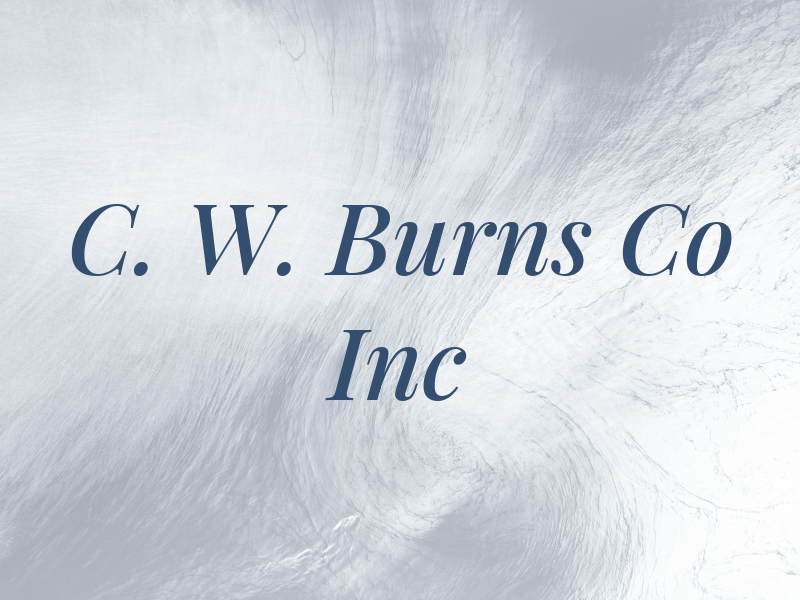 C. W. Burns Co Inc