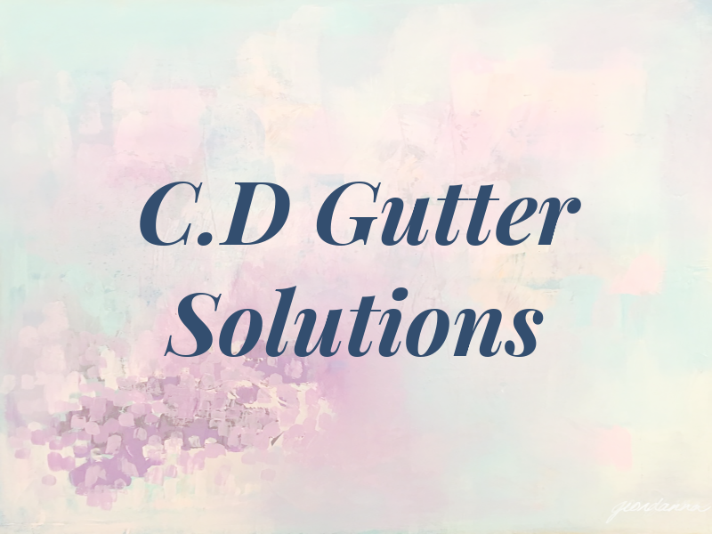 C.D Gutter Solutions