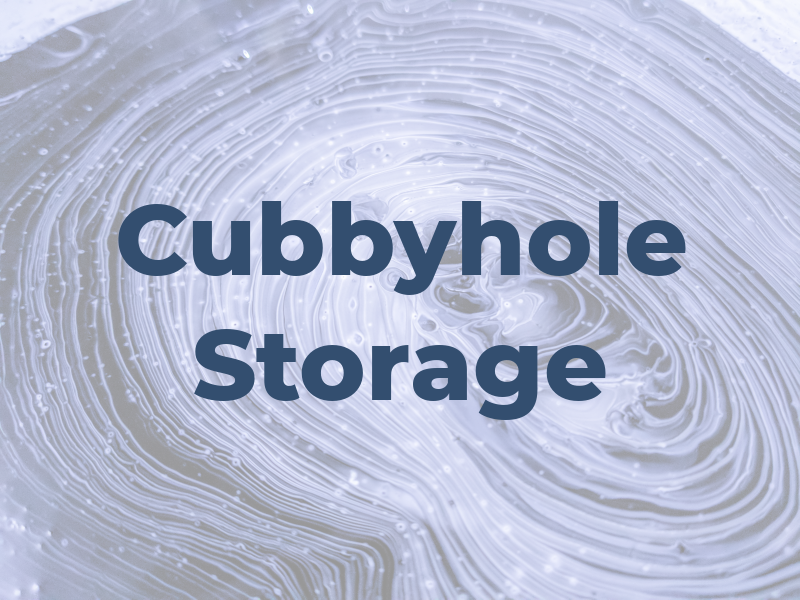 Cubbyhole Storage