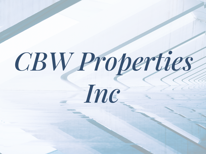 CBW Properties Inc